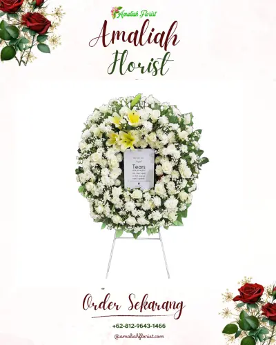 Krans Bunga Duka Cita di Padang Serai